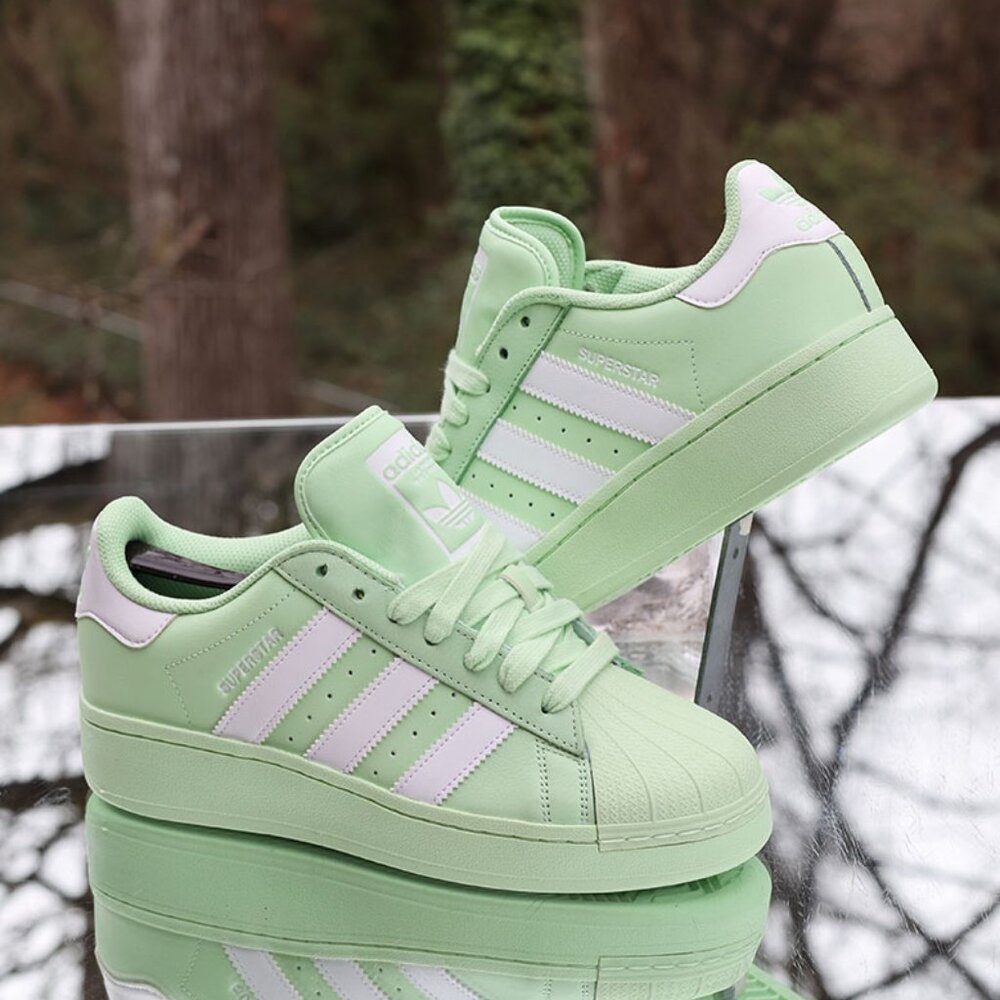 Adidas Superstar XLG Semi Green Spark - Picture 3 of 13